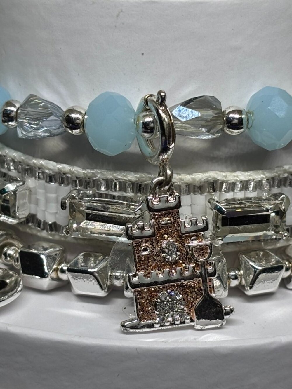 Bomb Party "Sandcastles of Dreams" Luxury 3 Bracelet Stacks Set RBP6321 MSRP$132